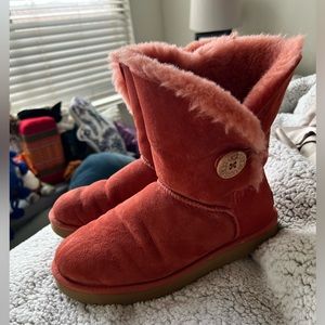 UGG Women's Bailey Button II Winter Boot, Terracotta, 8 M US